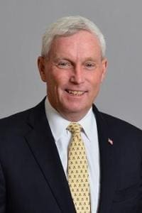 retired Navy Rear Adm. Terence “Terry” McKnight.